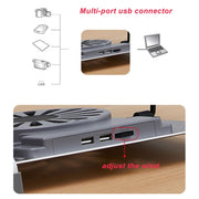 Staffa di supporto per ventola per notebook portatile pieghevole in alluminio regolabile P3, P3