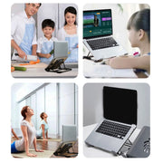 Staffa di supporto per ventola per notebook portatile pieghevole in alluminio regolabile P3, P3