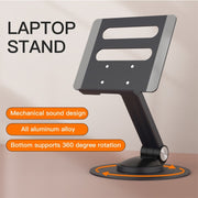 P4 Supporto per supporto per PC portatile per tablet con montante in metallo girevole a 360 gradi, P4