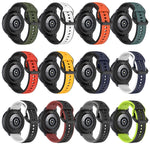 Cinturino in silicone bicolore con anello convesso da 22 mm, For Garmin Vivoactive4