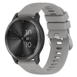 Cinturino per orologio in silicone tinta unita testurizzato a croce da 20 mm, For Garmin Forerunner 645 Music, For Garmin Forerunner Sq2