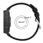 Cinturino per orologio in silicone tinta unita testurizzato a croce da 22 mm, For Garmin Forerunner 265, For Garmin Forerunner 255 Music