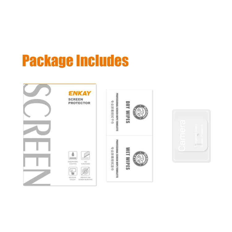 Per Xiaomi 13 ENKAY Hat-Prince 9H Pellicola per fotocamera posteriore in vetro temperato, 1pc, 2pcs, 5pcs, 10pcs