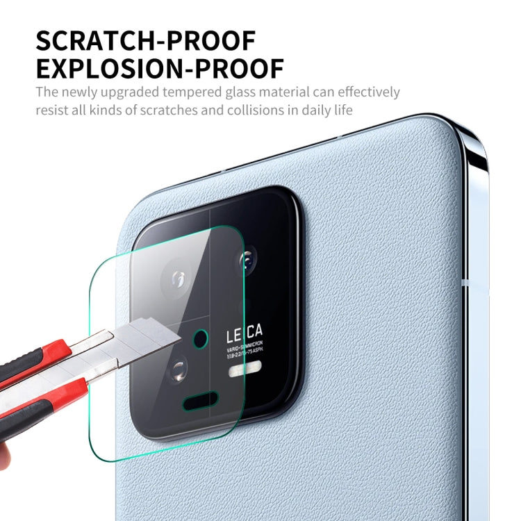 Per Xiaomi 13 ENKAY Hat-Prince 9H Pellicola per fotocamera posteriore in vetro temperato, 1pc, 2pcs, 5pcs, 10pcs