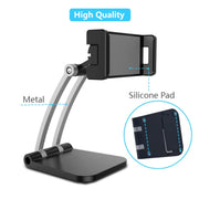 Supporto da tavolo regolabile per smartphone e tablet