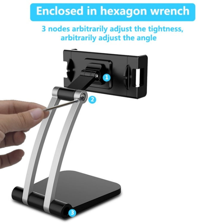Q010 Supporto da tavolo da tavolo regolabile a 360 gradi, Q010