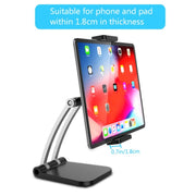 Supporto da tavolo regolabile per smartphone e tablet