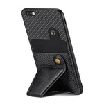Portafoglio in fibra di carbonio Flip Card Custodia per telefono con supporto a forma di K, For iPhone 6 / 6s, For iPhone 6 Plus / 6s Plus, For iPhone SE 2022 / 2020 / 7 / 8, For iPhone 7 Plus / 8 Plus