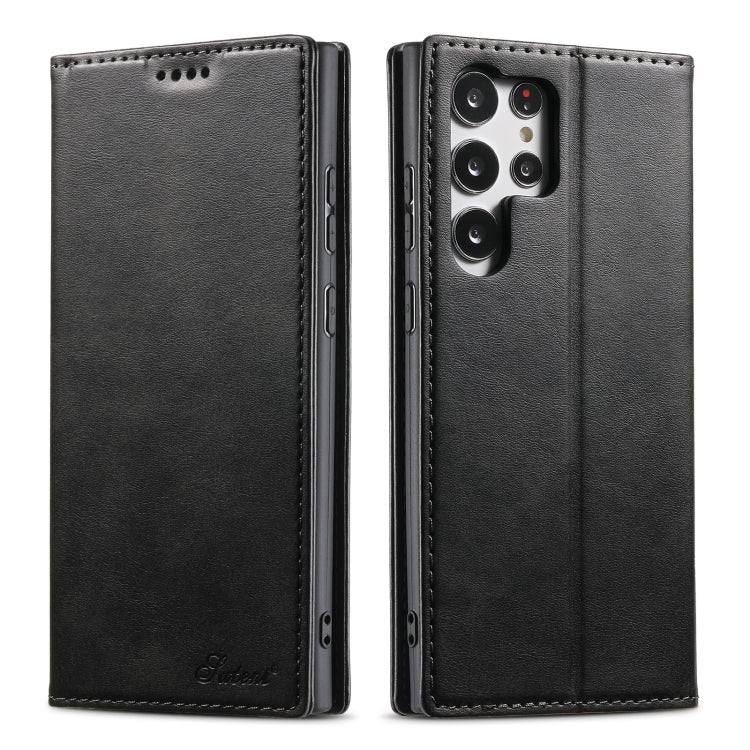 Suteni Calf Texture Custodia orizzontale in pelle flip P Horn, For Samsung Galaxy S24 Ultra 5G, For Samsung Galaxy S24+ 5G, For Samsung Galaxy S24 5G, For Samsung Galaxy S23 Ultra 5G, For Samsung Galaxy S23+ 5G, For Samsung Galaxy S23 5G