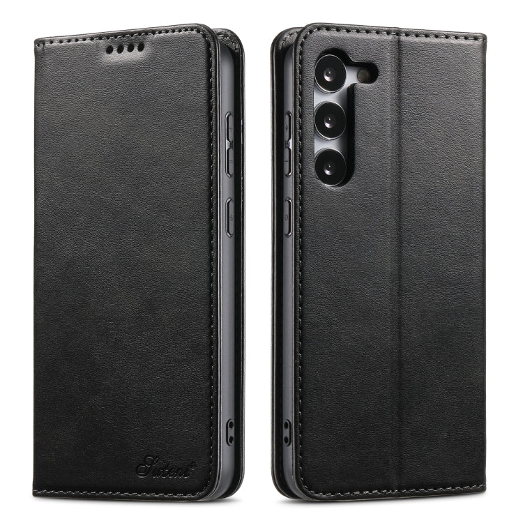 Suteni Calf Texture Custodia orizzontale in pelle flip P Horn, For Samsung Galaxy S24 Ultra 5G, For Samsung Galaxy S24+ 5G, For Samsung Galaxy S24 5G, For Samsung Galaxy S23 Ultra 5G, For Samsung Galaxy S23+ 5G, For Samsung Galaxy S23 5G