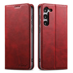 Suteni Calf Texture Custodia orizzontale in pelle flip P Horn, For Samsung Galaxy S24 Ultra 5G, For Samsung Galaxy S24+ 5G, For Samsung Galaxy S24 5G, For Samsung Galaxy S23 Ultra 5G, For Samsung Galaxy S23+ 5G, For Samsung Galaxy S23 5G