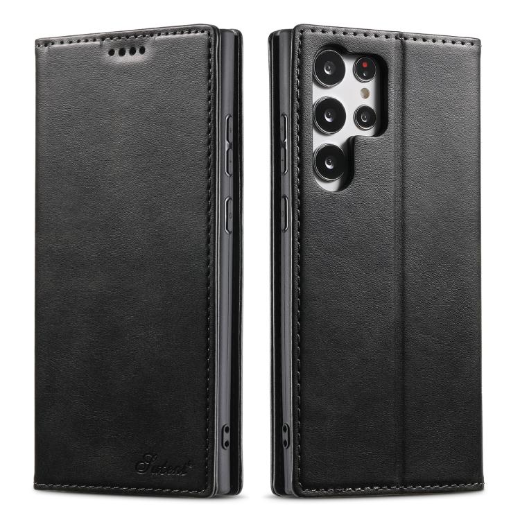 Suteni Calf Texture Custodia orizzontale in pelle flip P Horn, For Samsung Galaxy S26+ 5G, For Samsung Galaxy S26 Ultra 5G, For Samsung Galaxy S26 5G, For Samsung Galaxy S25 5G, For Samsung Galaxy S25+ 5G, For Samsung Galaxy S25 Ultra 5G