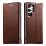 Suteni Calf Texture Custodia orizzontale in pelle flip P Horn, For Samsung Galaxy S26+ 5G, For Samsung Galaxy S26 Ultra 5G, For Samsung Galaxy S26 5G, For Samsung Galaxy S25 5G, For Samsung Galaxy S25+ 5G, For Samsung Galaxy S25 Ultra 5G