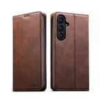 Suteni Calf Texture Custodia orizzontale in pelle flip P Horn, For Samsung Galaxy S26+ 5G, For Samsung Galaxy S26 Ultra 5G, For Samsung Galaxy S26 5G, For Samsung Galaxy S25 5G, For Samsung Galaxy S25+ 5G, For Samsung Galaxy S25 Ultra 5G