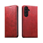 Suteni Calf Texture Custodia orizzontale in pelle flip P Horn, For Samsung Galaxy S26+ 5G, For Samsung Galaxy S26 Ultra 5G, For Samsung Galaxy S26 5G, For Samsung Galaxy S25 5G, For Samsung Galaxy S25+ 5G, For Samsung Galaxy S25 Ultra 5G