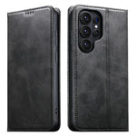 Suteni Calf Texture Custodia orizzontale in pelle flip P Horn, For Samsung Galaxy S26+ 5G, For Samsung Galaxy S26 Ultra 5G, For Samsung Galaxy S26 5G, For Samsung Galaxy S25 5G, For Samsung Galaxy S25+ 5G, For Samsung Galaxy S25 Ultra 5G