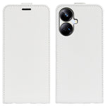 Per Realme 10 Pro + R64 Texture Custodia per telefono in pelle con vibrazione verticale singola, For Realme 10 Pro+