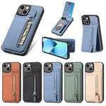 Custodia per telefono con cerniera verticale in fibra di carbonio, For iPhone 13, For iPhone 13 mini, For iPhone 13 Pro, For iPhone 13 Pro Max