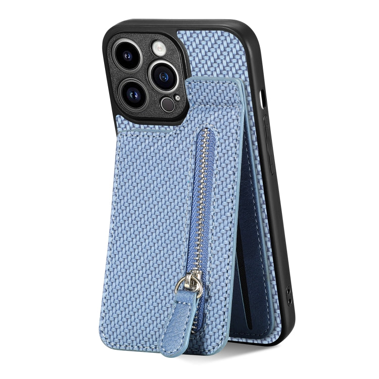 Custodia per telefono con cerniera verticale in fibra di carbonio, For iPhone 13, For iPhone 13 mini, For iPhone 13 Pro, For iPhone 13 Pro Max