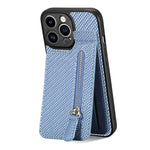 Custodia per telefono con cerniera verticale in fibra di carbonio, For iPhone 13, For iPhone 13 mini, For iPhone 13 Pro, For iPhone 13 Pro Max