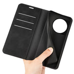 Per OnePlus 11 Custodia per telefono in pelle con ventosa magnetica retro-pelle, For OnePlus 11