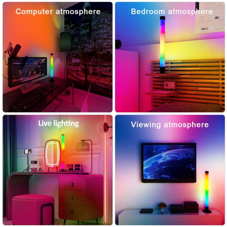 SAL006BS 2 tubi luminosi a LED con sincronizzazione musicale WiFi Smart Night Light