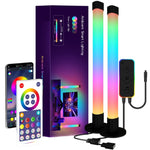 SAL006BS 2 tubi luminosi a LED con sincronizzazione musicale WiFi Smart Night Light