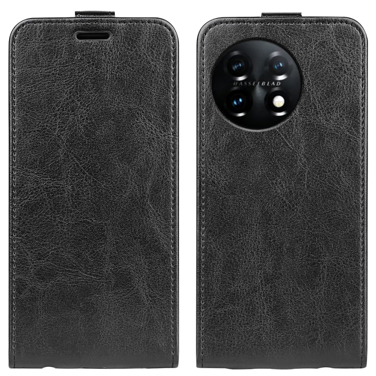 Per OnePlus 11 R64 Custodia in pelle con vibrazione verticale Texture, For OnePlus 11
