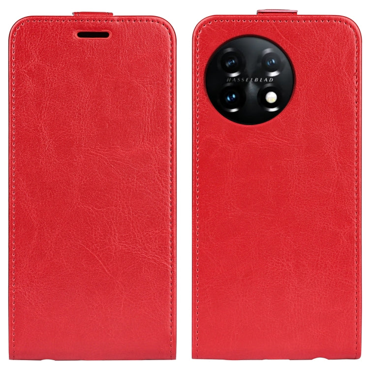 Per OnePlus 11 R64 Custodia in pelle con vibrazione verticale Texture, For OnePlus 11
