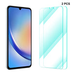 Per Samsung Galaxy A34 ENKAY Hat-Prince 0.26mm 9H 2.5D Pellicola in vetro temperato ad alta alluminio-silicio, For Samsung Galaxy A34 / M34 / F34(1pc), For Samsung Galaxy A34 / M34 / F34(2pcs), For Samsung Galaxy A34 / M34 / F34(5pcs)                  ...