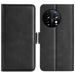 Per OnePlus 11 Custodia per telefono in pelle con fibbia magnetica a doppio lato, For OnePlus 11