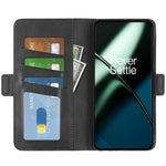 Per OnePlus 11 Custodia per telefono in pelle con fibbia magnetica a doppio lato, For OnePlus 11