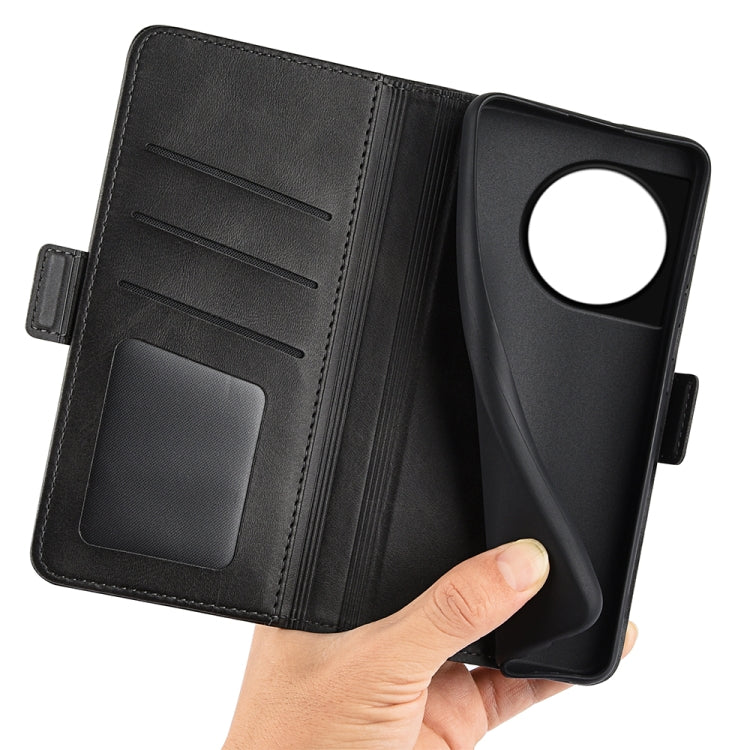 Per OnePlus 11 Custodia per telefono in pelle con fibbia magnetica a doppio lato, For OnePlus 11