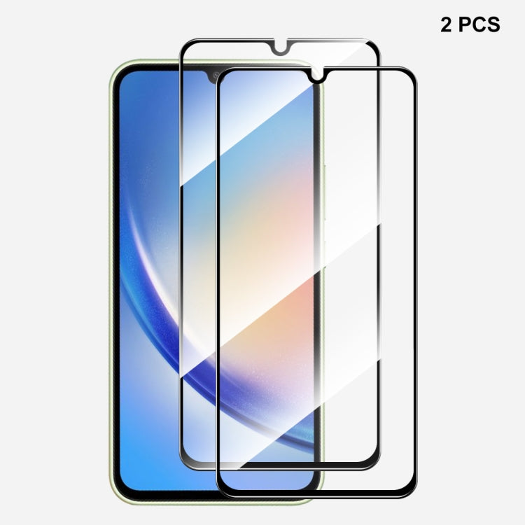 Per Samsung Galaxy A34 5G ENKAY Hat-Prince Full Glue Pellicola in vetro temperato ad alta alluminio-silicio, For Samsung Galaxy A34 5G / M34 / F34(1pc), For Samsung Galaxy A34 5G / M34 / F34(2pcs), For Samsung Galaxy A34 5G / M34 / F34(5pcs)           ...
