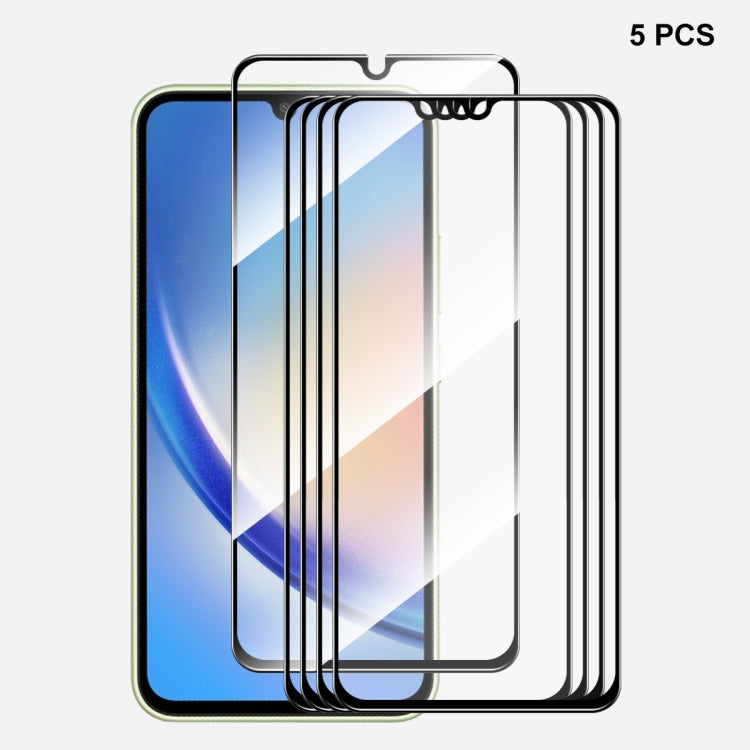 Per Samsung Galaxy A34 5G ENKAY Hat-Prince Full Glue Pellicola in vetro temperato ad alta alluminio-silicio, For Samsung Galaxy A34 5G / M34 / F34(1pc), For Samsung Galaxy A34 5G / M34 / F34(2pcs), For Samsung Galaxy A34 5G / M34 / F34(5pcs)           ...