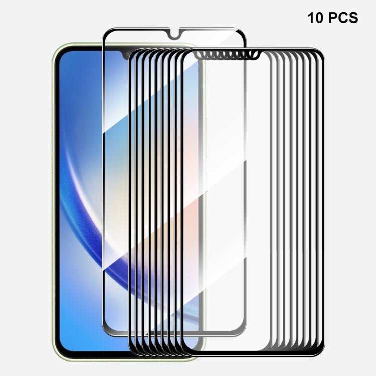 Per Samsung Galaxy A34 5G ENKAY Hat-Prince Full Glue Pellicola in vetro temperato ad alta alluminio-silicio, For Samsung Galaxy A34 5G / M34 / F34(1pc), For Samsung Galaxy A34 5G / M34 / F34(2pcs), For Samsung Galaxy A34 5G / M34 / F34(5pcs)           ...