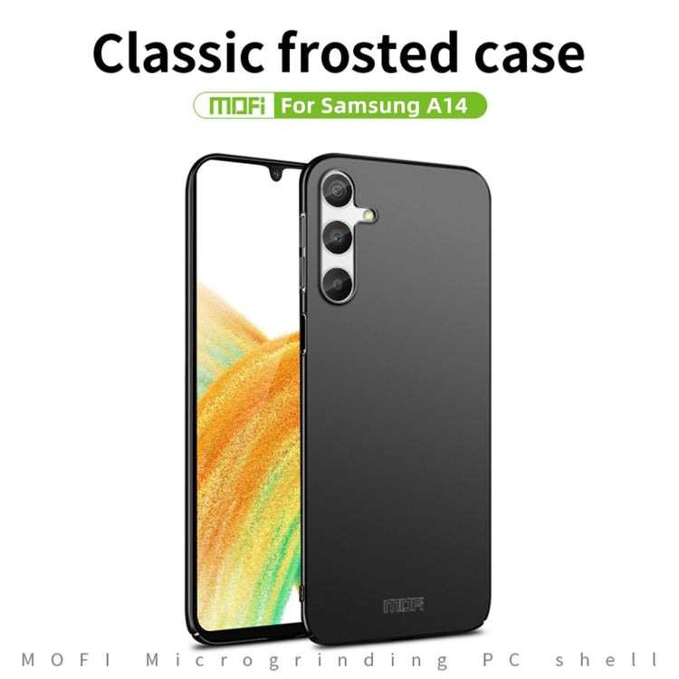 Custodia rigida ultrasottile MOFI Frosted PC, For Samsung Galaxy A14 4G / 5G