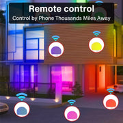 Lampadina Smart WiFi 15W E26 E27 RGB e Bianco 4 pezzi