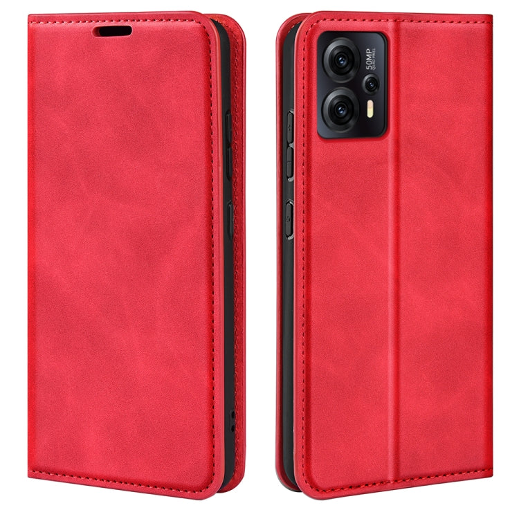 Per Motorola Moto G23 4G / G13 4G Custodia per telefono in pelle con aspirazione magnetica retro-pelle, For Motorola Moto G23 4G / G13 4G