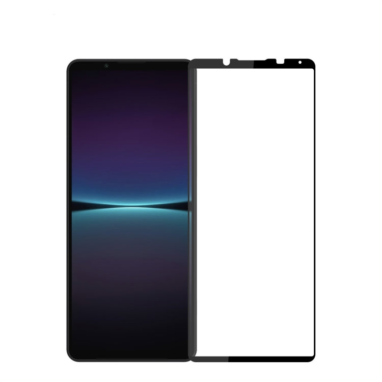 Pellicola in vetro temperato a schermo intero PINWUYO 9H 2.5D, For Sony Xperia 1 V, For Sony Xperia 10 V, For Motorola Moto G53/G23, For vivo iQOO Z7i, For ZTE Nubia Z50 Ultra