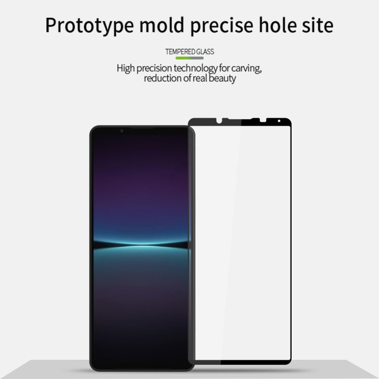 Pellicola in vetro temperato a schermo intero PINWUYO 9H 2.5D, For Sony Xperia 1 V, For Sony Xperia 10 V, For Motorola Moto G53/G23, For vivo iQOO Z7i, For ZTE Nubia Z50 Ultra