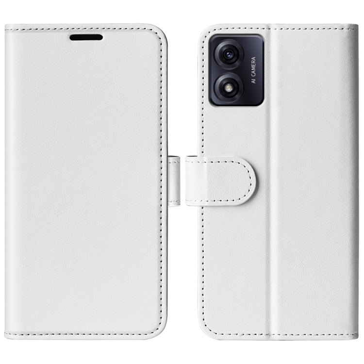 Per Motorola Moto E13 R64 Custodia per cellulare in pelle con vibrazione orizzontale, For Motorola Moto E13