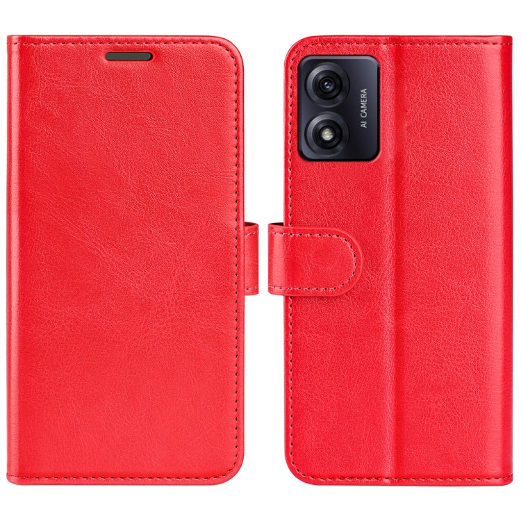 Per Motorola Moto E13 R64 Custodia per cellulare in pelle con vibrazione orizzontale, For Motorola Moto E13