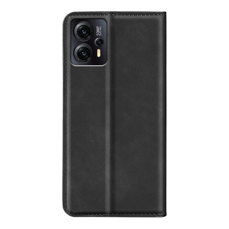 Per Motorola Moto E13 Custodia in pelle con ventosa magnetica retro-pelle, For Motorola Moto E13