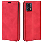 Per Motorola Moto E13 Custodia in pelle con ventosa magnetica retro-pelle, For Motorola Moto E13