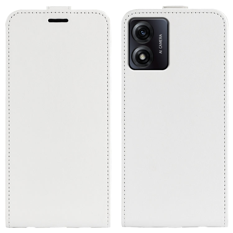 Per Motorola Moto E13 R64 Custodia per cellulare in pelle con vibrazione verticale singola, For Motorola Moto E13
