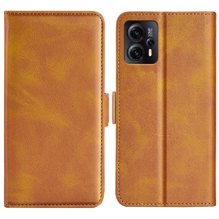 Per Motorola Moto E13 Custodia per telefono orizzontale in pelle con fibbia magnetica a doppio lato, For Motorola Moto E13