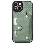 Cassa del telefono della copertura posteriore del raccoglitore della carta del cavalletto del braccialetto con il coltello dell'attrezzo, For iPhone 14, For iPhone 14 Pro, For iPhone 14 Plus, For iPhone 14 Pro Max