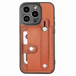 Cassa del telefono della copertura posteriore del raccoglitore della carta del cavalletto del braccialetto con il coltello dell'attrezzo, For iPhone 13, For iPhone 13 Pro, For iPhone 13 mini, For iPhone 13 Pro Max