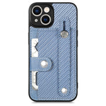 Cassa del telefono della copertura posteriore del raccoglitore della carta del cavalletto del braccialetto con il coltello dell'attrezzo, For iPhone 13, For iPhone 13 Pro, For iPhone 13 mini, For iPhone 13 Pro Max